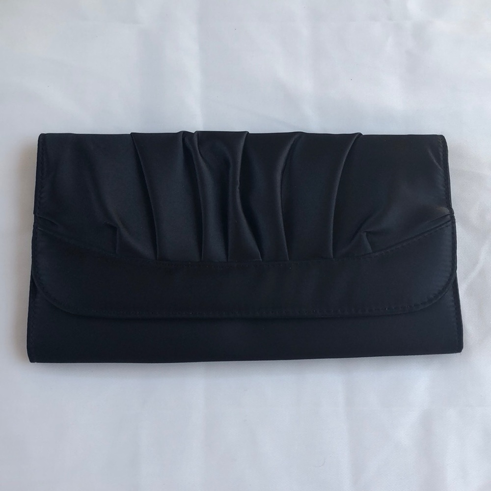 Black Satin Clutch